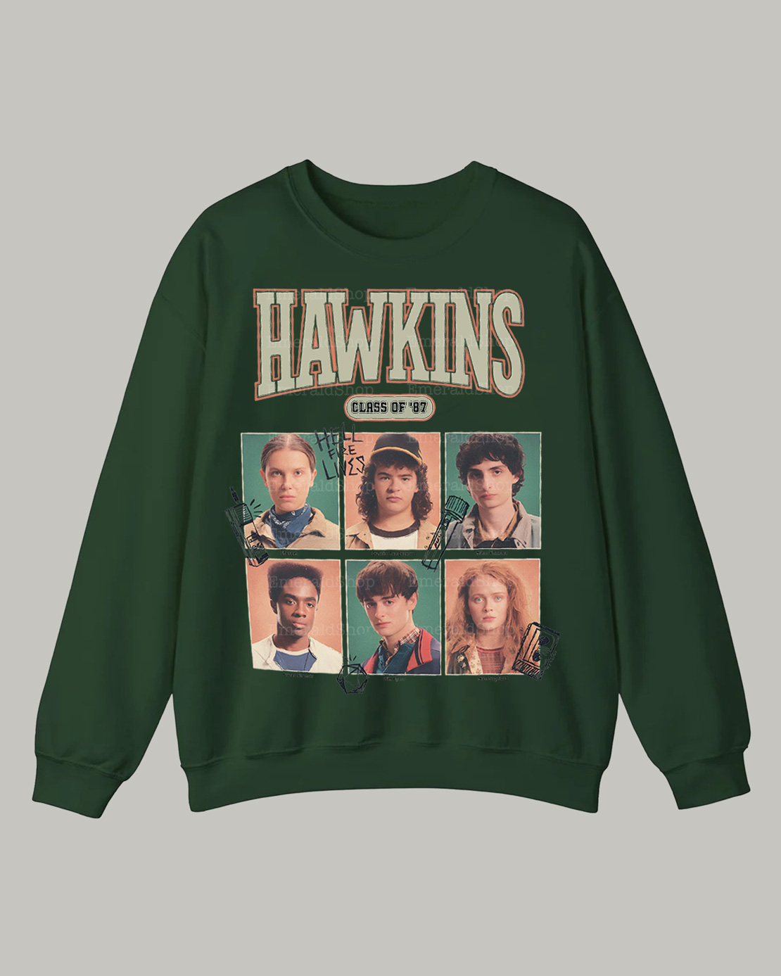Hawkins Class of ’87 – Sweatshirt Hawkins Class of ’87 – Sweatshirt