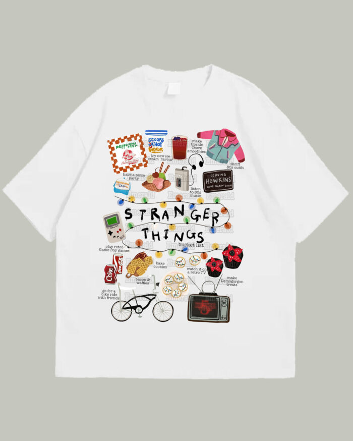 Stranger Things Bucket List – Tee