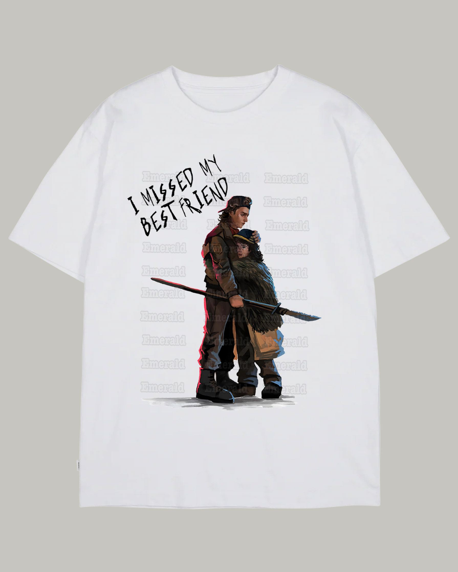 I Missed My Best Friend Steve & Dustin – Tee I Missed My Best Friend Steve & Dustin – Tee