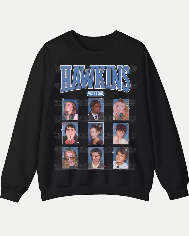 Hawkins Yearbook – Sweatshirt Hawkins Yearbook – Sweatshirt