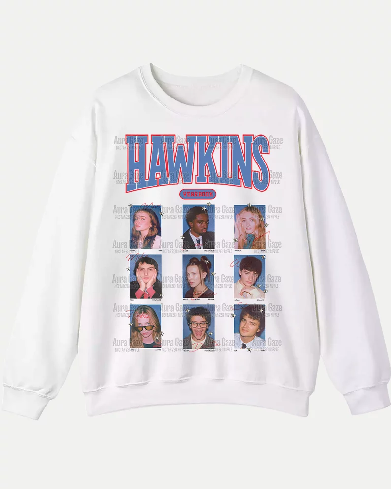 Hawkins Yearbook – Sweatshirt Hawkins Yearbook – Sweatshirt