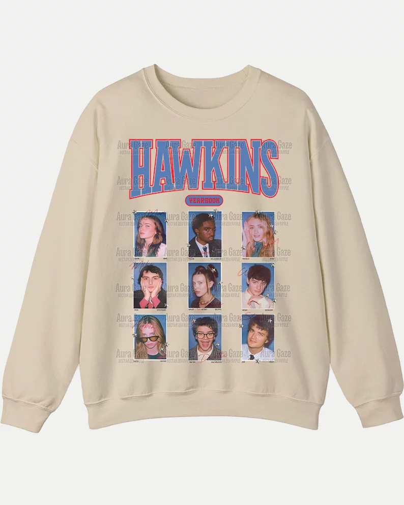 Hawkins Yearbook – Sweatshirt Hawkins Yearbook – Sweatshirt