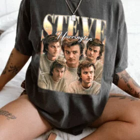 Steve Harrington in Grey Sweater – Tee