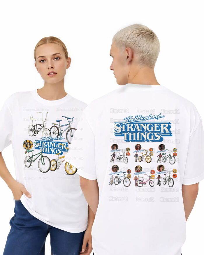 The Bicycles Of Stranger Things – 2-side Tee