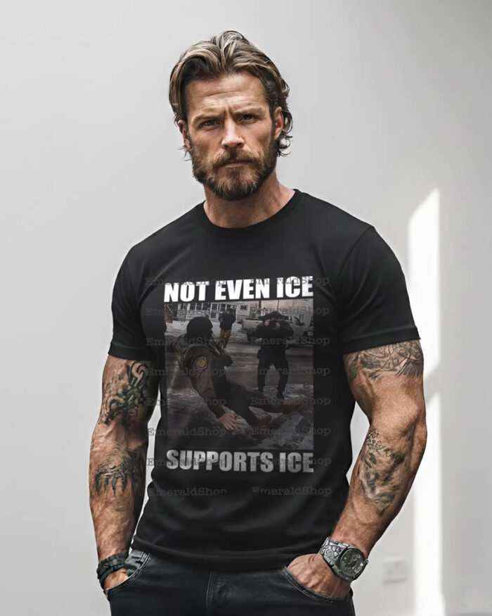 Not Even Ice Supports ICE – Tee