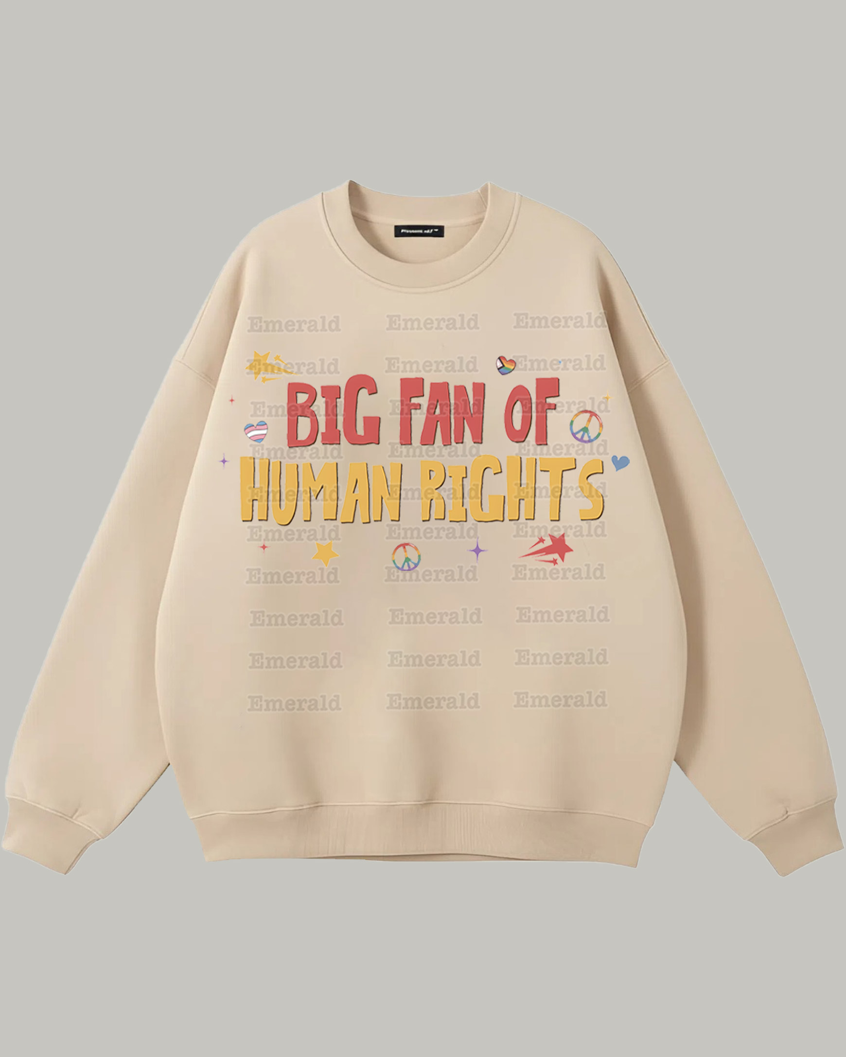 Big Fan Of Human Rights – Sweatshirt Big Fan Of Human Rights – Sweatshirt