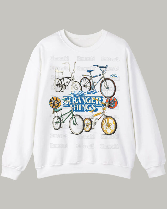 The Bicycles Of Stranger Things – 2-side Tee